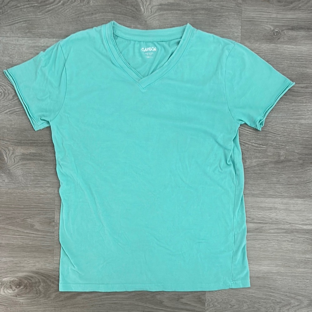 Carbon Men's Short Sleeve Tee - Aqua